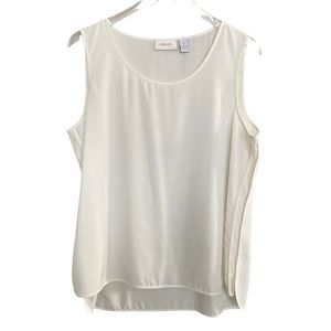 Chico's sheer sleeveless blouse